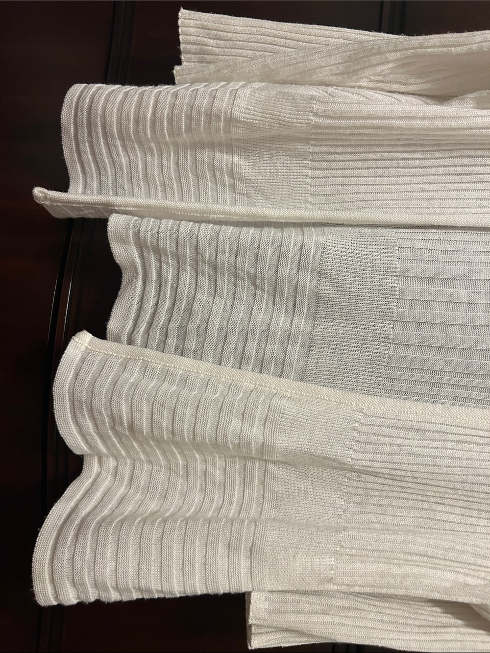 Apt. 9 White Open-Front Ribbed Cardigan - Picture 3 of 4